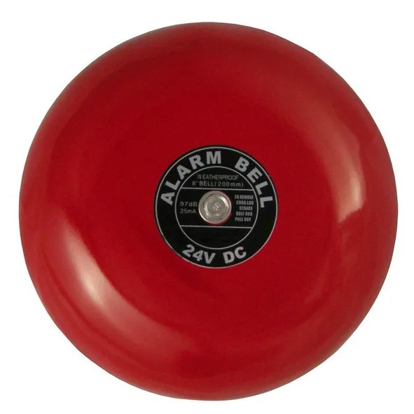 waterproof fire alarm bell with  aluminium base ,moto drive