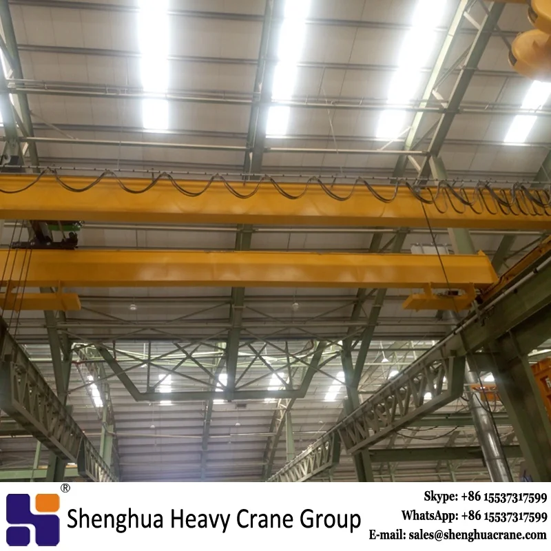 European Type Overhead Traveling Crane 15 ton Double Girder Bridge Overhead Crane Price