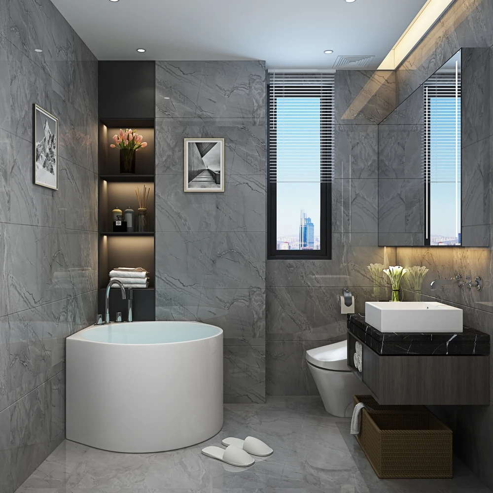 wholesale small round bath tub whirlpool acrylic freestanding bathtubs for hotel home bathroom