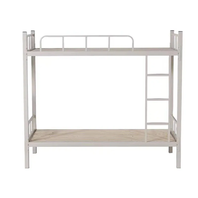 Modern design iron king size dormitory single person loft double bed frame bedroom furniture and office desk bedroom bed