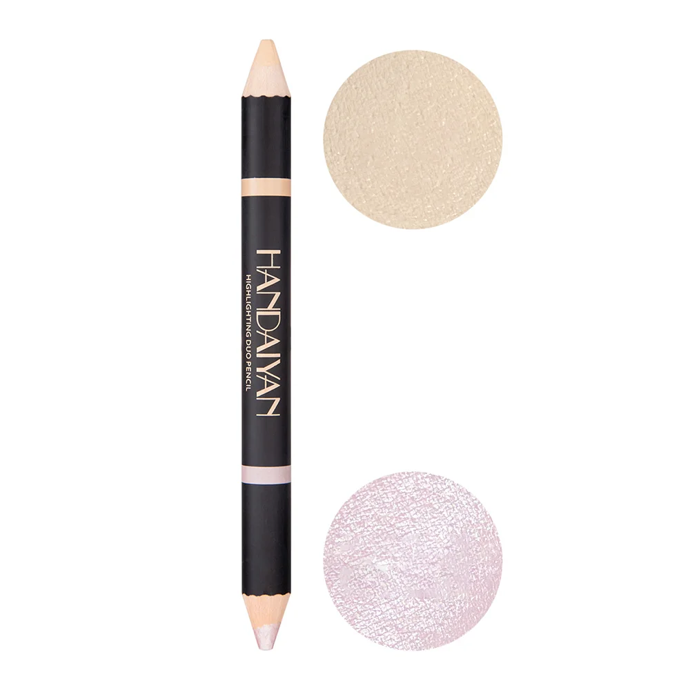 2023 Factory Direct Sale Two In One Package Eyeliner Makeup Wooden Eyebrow Pencil Semi Permanent Tint