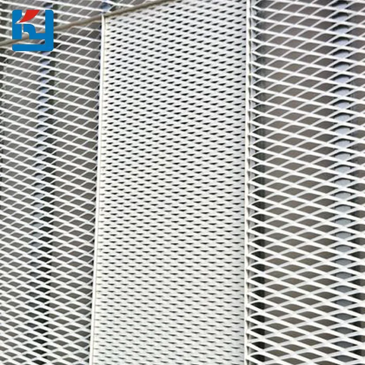 Factory ODM Light Duty Decorative Hexagonal Hole Strong Expanded Metal For Exterior Wall Cladding