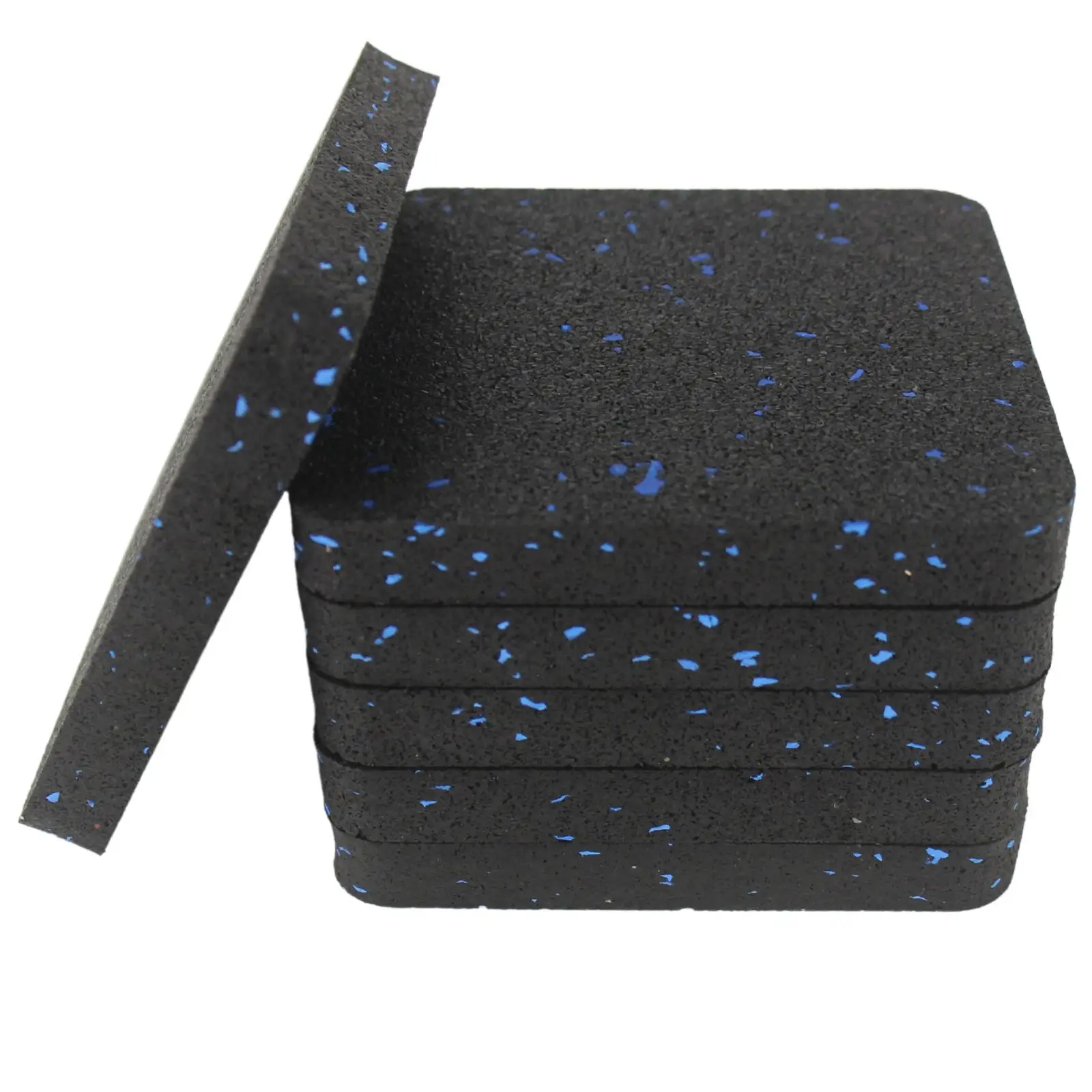 High Density Treadmill Rubber Mats, Anti-Vibration Pads, Exercise Equipment Washing Machine Tiles for Floor Protection