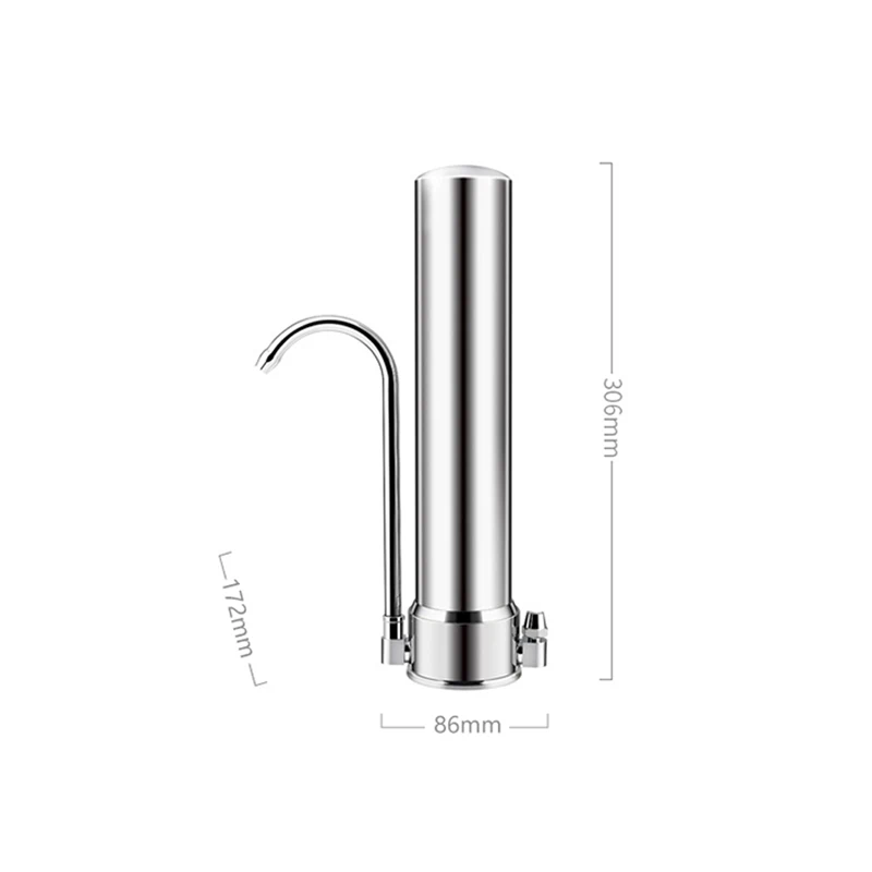 countertop water purifier home water purifier Stainless steel filter Kitchen tabletop filtration machine