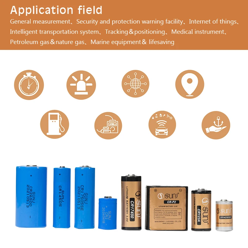 Limno2 Cell 3V Cr17505 Lithium Ion Batteries Primary Battery Primary Batteries