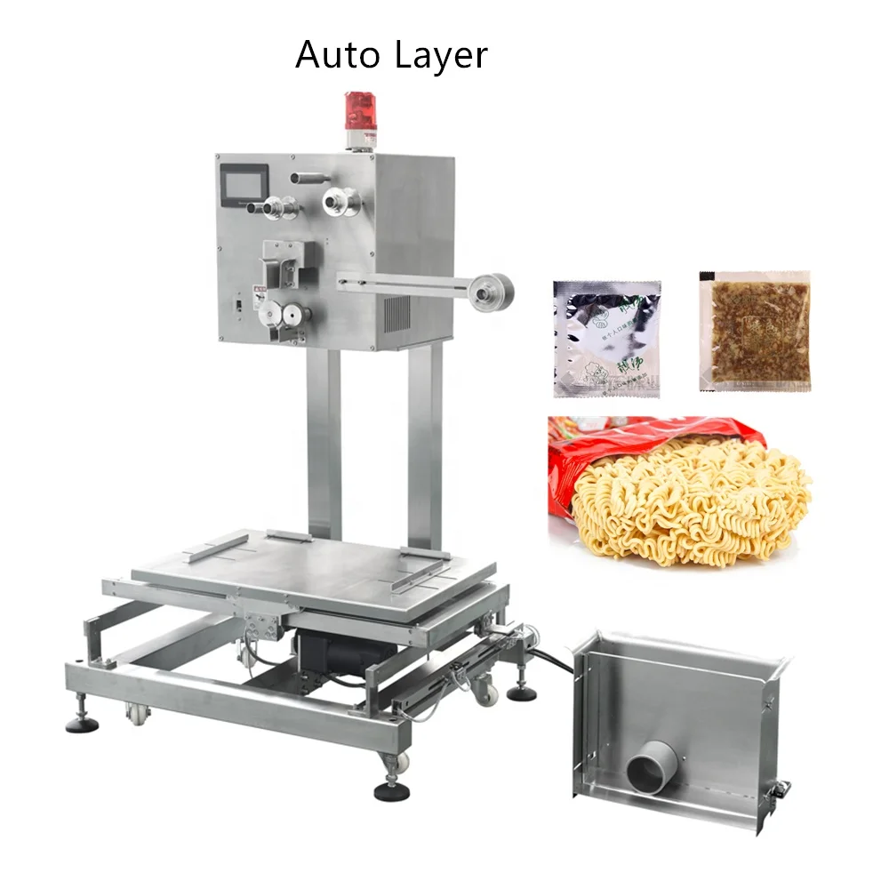 BOSTAR automatic horizontal pillow instant noodles packing machine noodle making machine