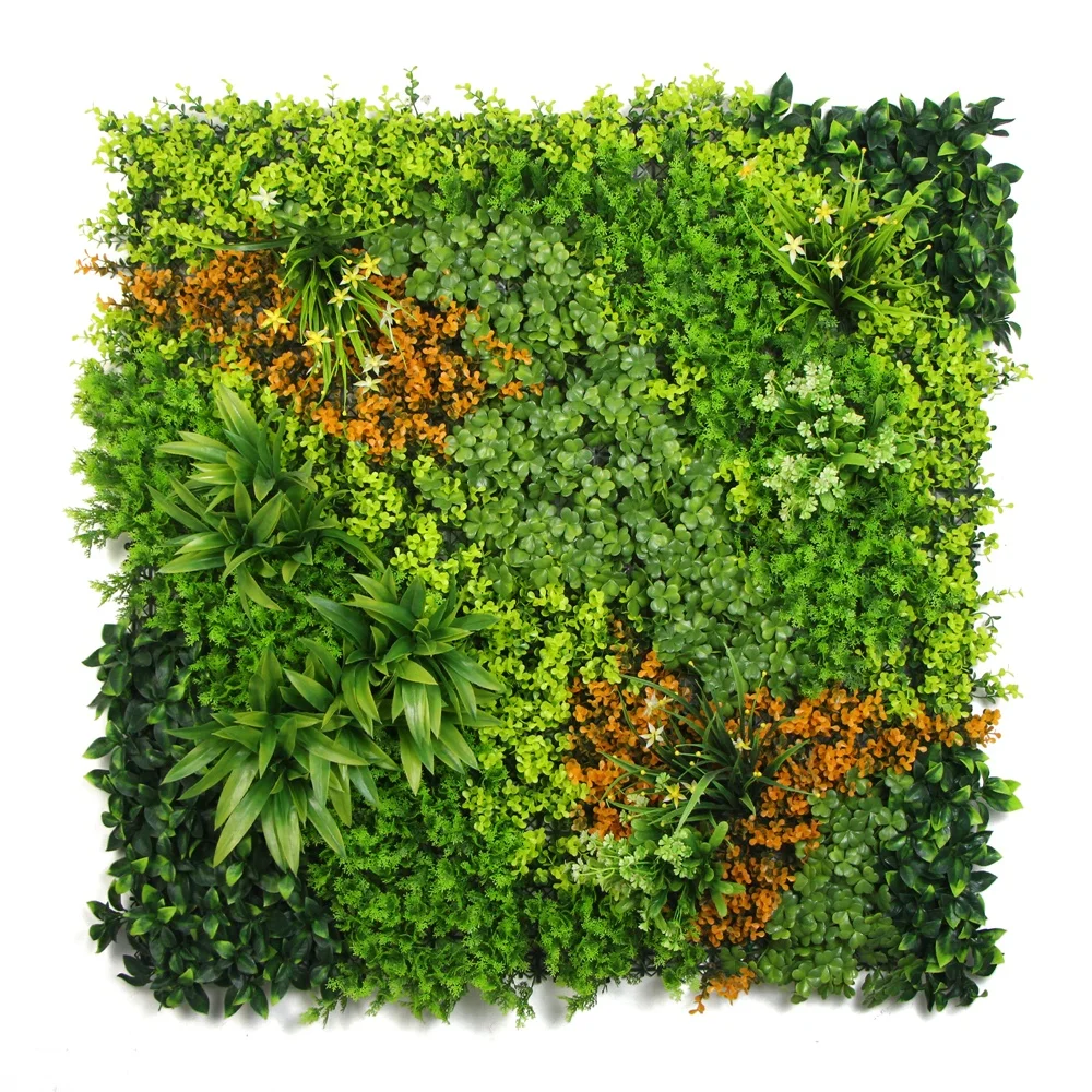 Uland artificial foliage hedge jungle faux boxwood panels green wall panels