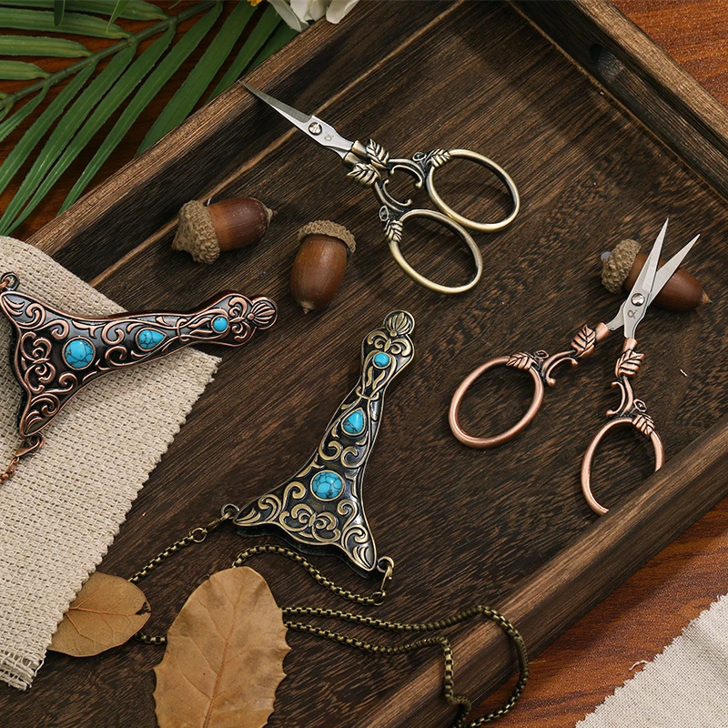 Good Quality Low Price antique sewing scissors safety scissors with cover