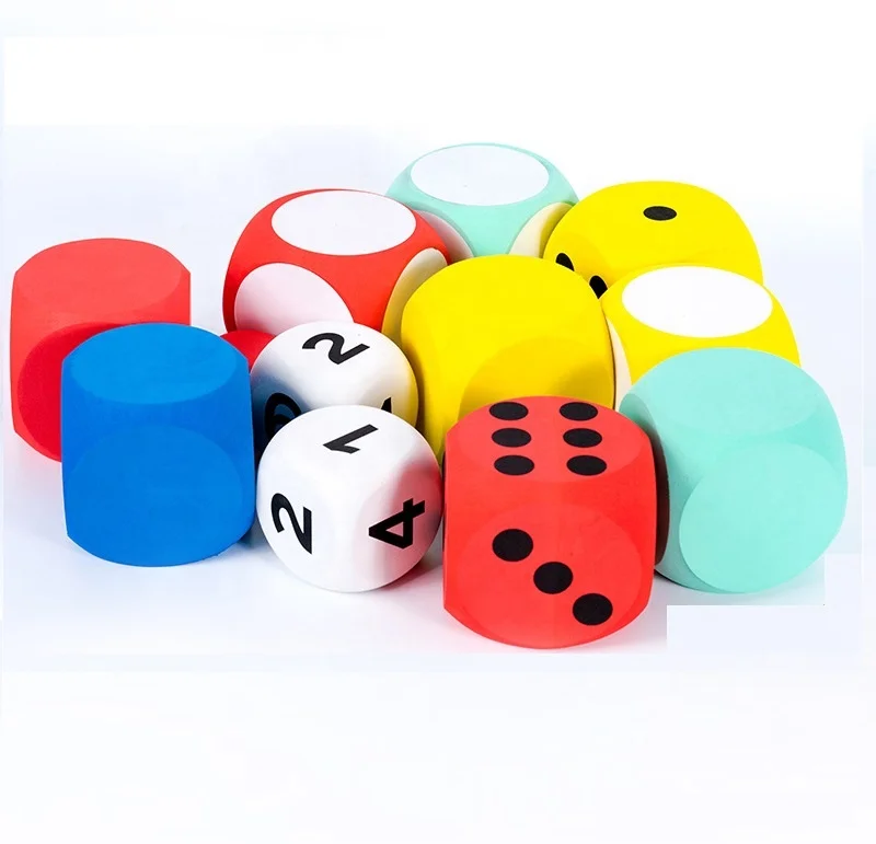Custom Logo Dice Adult Fun Sex Game Gift Diy Blank Bouncing Large Customized Eva Foam Dice