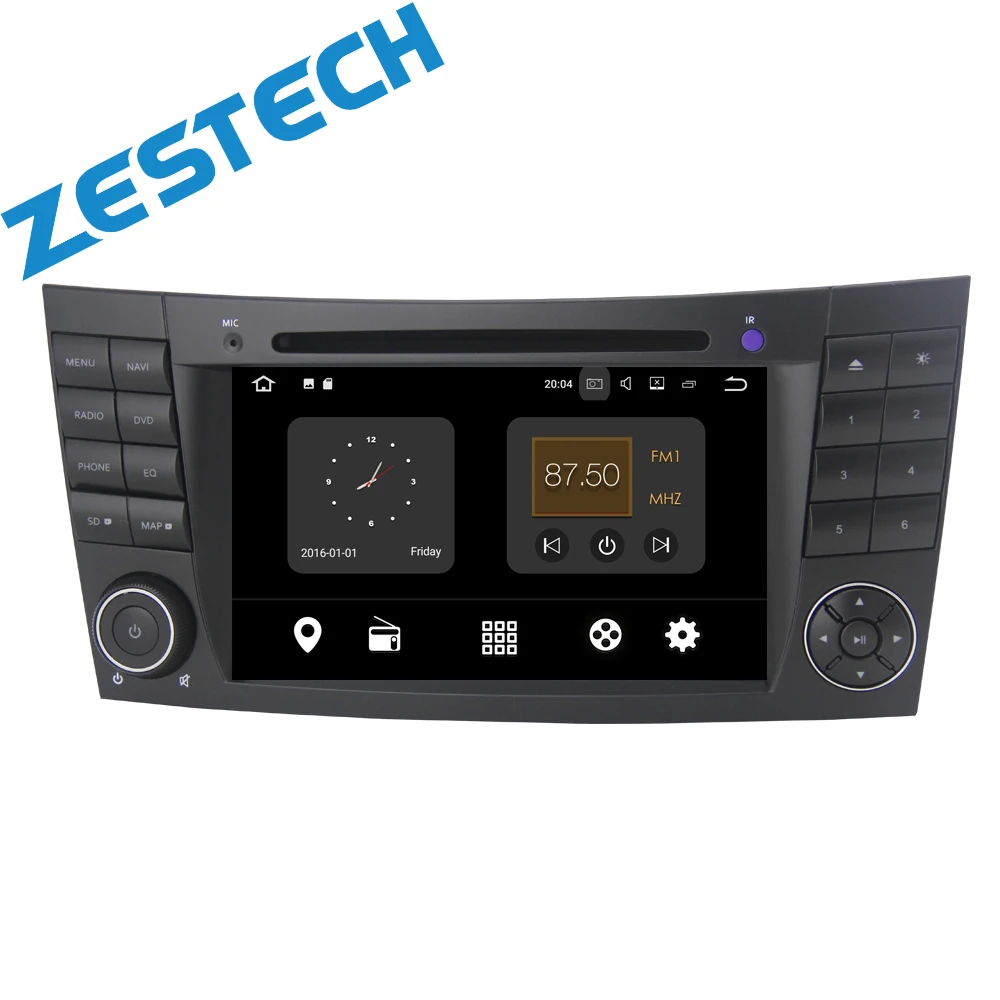 2 din ZEST android Car DVD Player For Mercedes-Benz E Class W211 W209 W219 Radio Stereo GPS Navigation System