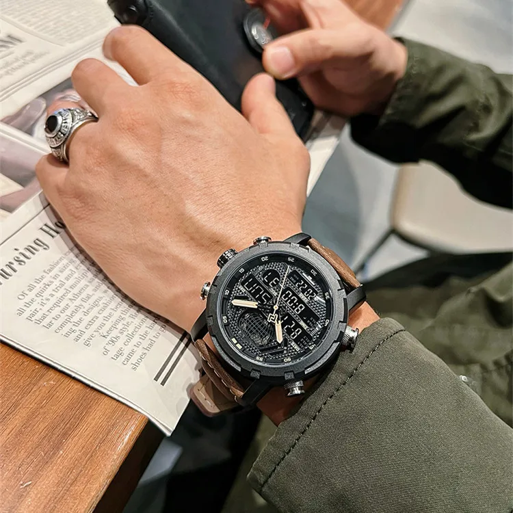 2022 Popular Relojes Hombre Stopwatch Top Brand Luxury digital Metal Wrist Mens Watches