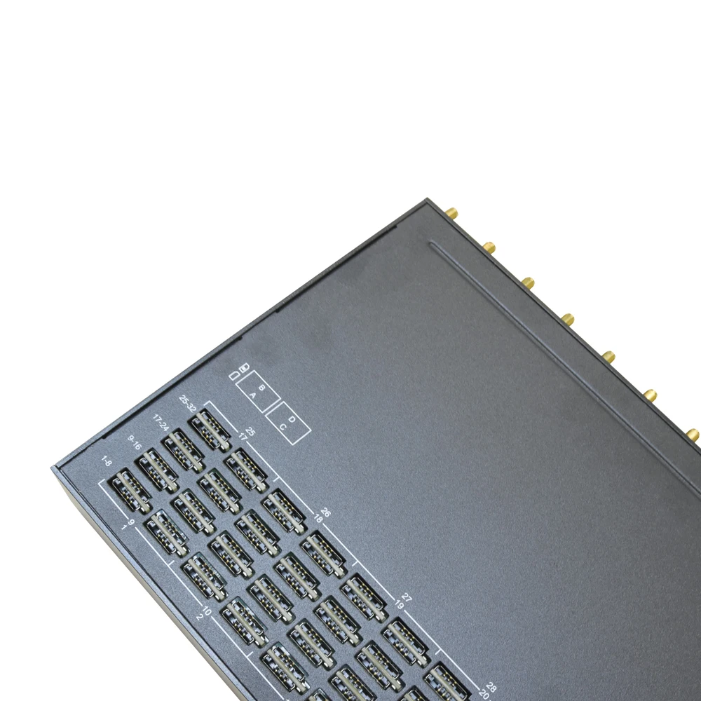 SK SMS Gateway 32 Ports Bulk SMS Modems 128 SIM Card Rotation 32-128 VoIP GSM Gateway 2g/3g/4g SIMBox VoIP Products