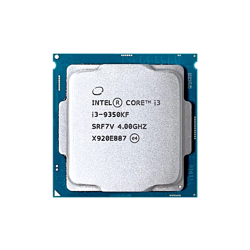 Intel Core i3 4.0 GHz 8M Cache 91W Desktop CPU Coffee Lake SRF7V 4 Core i3-9350KF