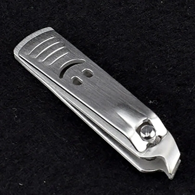 Оптовая продажа, кусачки для ногтей из нержавеющей стали с улыбкой для личной гигиены, кусачки для ногтей с косым ртом для ногтей и ногтей