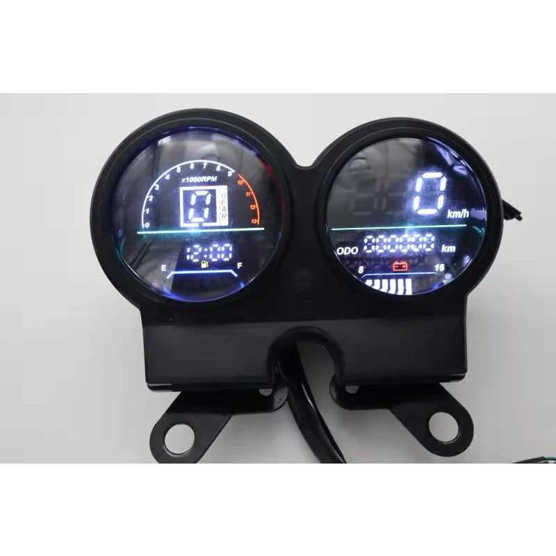 2022 KTD AKT 125  NKD125 LED  Digital Speedometer Motorcycle Dashboard Support Mobile USB Charge
