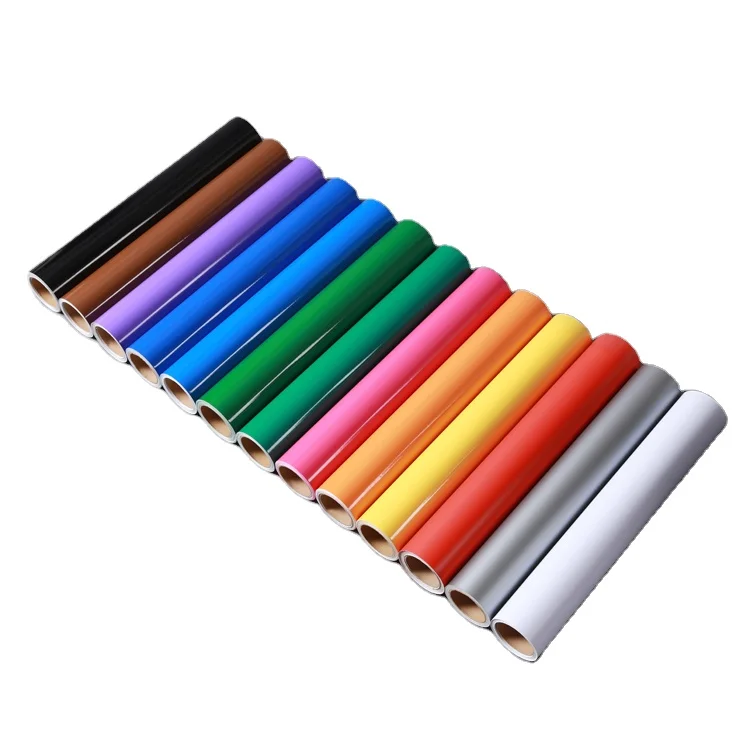 Прозрачный Перманентный Глянцевый цветной самоклеящийся плоттер режущий винил для