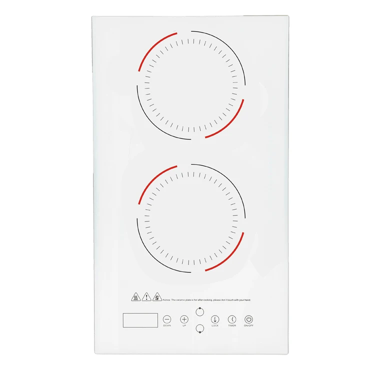 110V 220V A grade glass  2 cooking zones booster inverter induction hob
