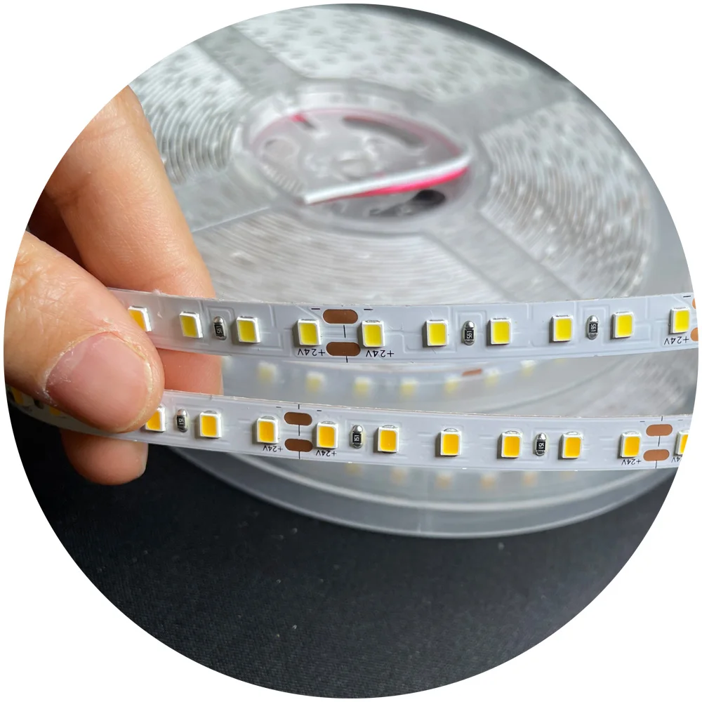 Гибкая ленточная лента источника света Ra>90 120led/m DC12V DC24V cuttable smd2835 Светодиодная для профиля силиконовой трубки alu