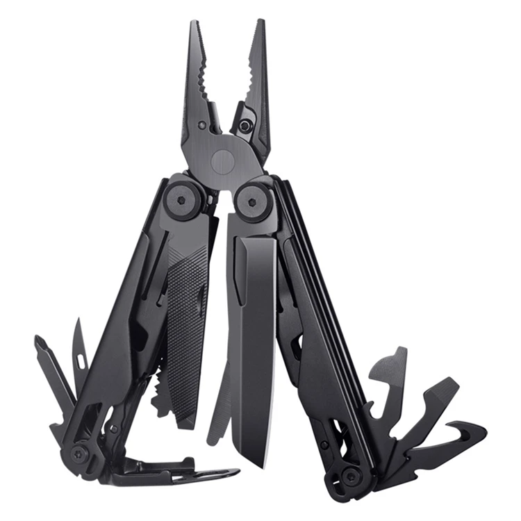 WELLFLYER MUPL-113 Black High Quality Multi Tool Portable Multi-function Pliers Foldable Outdoor Camping Emergency EDC Tool
