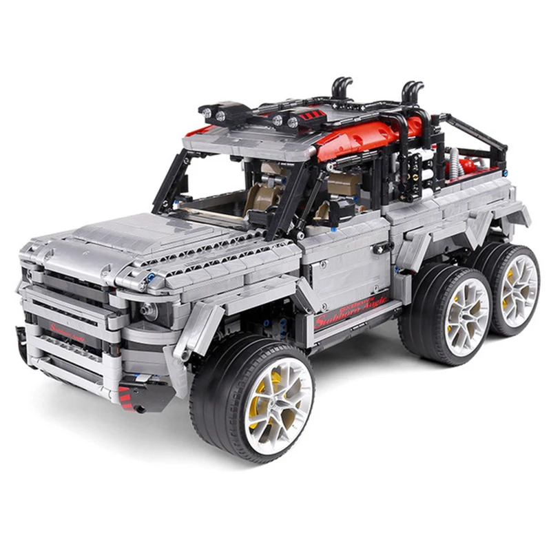 YC-QC006 Мпц в G63 amgs 6X6 1:10 buffes великолепие-внедорожник сборки кирпичи комплект сделай сам аккумулятор Модель автомобиля игрушки строительные блоки RC