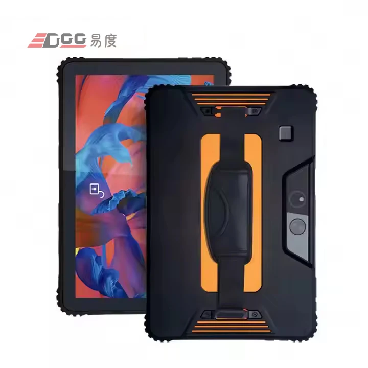 EDOO P1020 10 1 дюймов 5 г промышленный Прочный планшет Android с сканером штрих-кода NFC отпечатков пальцев для розничных магазинов логистики