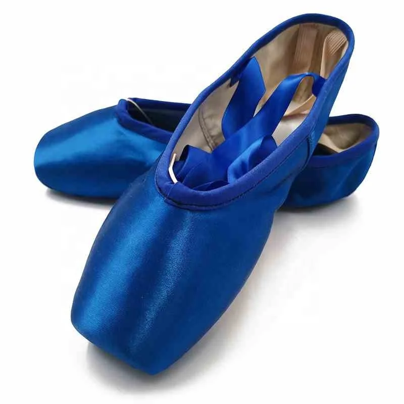 Ballet Pointe Shoes Custom Ballet Cushioned Dance Black Pointe Shoes for Sale