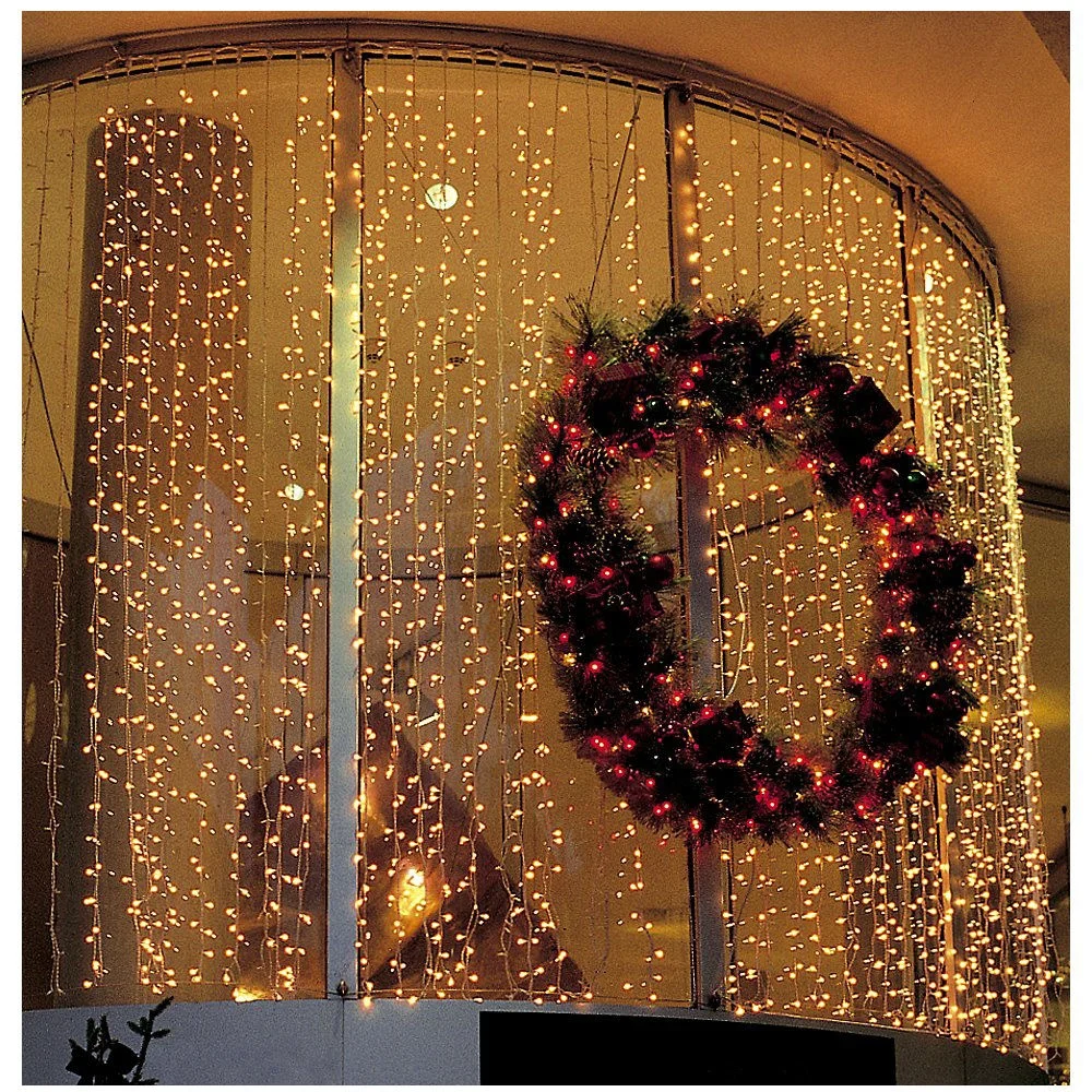 300 LED 8 Mode Fairy String Outdoor Garden Xmas Party Wedding Curtain Light Lamp