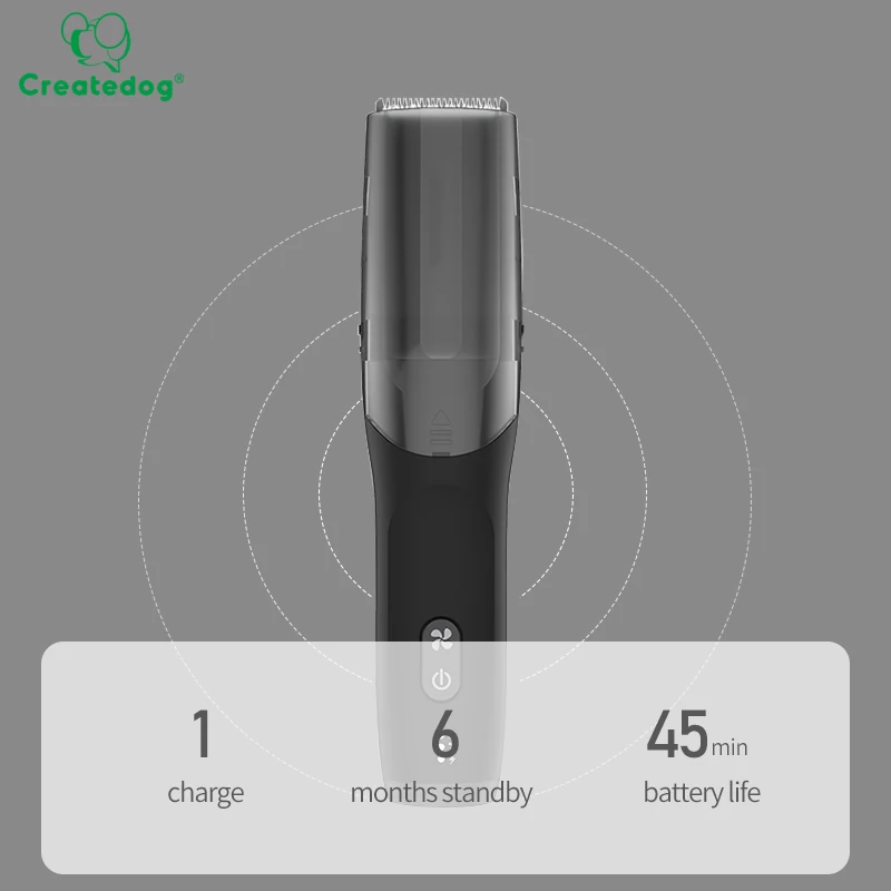 Wholesale Price Cordless Baby Hair Clipper Infant Vacuum Suction Hair Trimmer