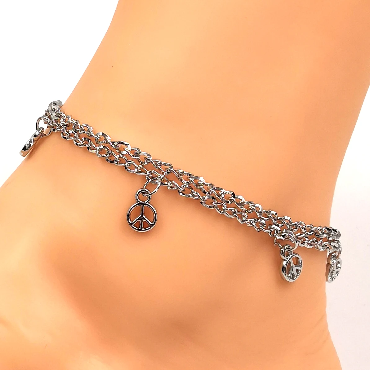 bijoterias female anklet pulseras de plata original pulseras platas original bracelet plata de ley y cadenas anklet