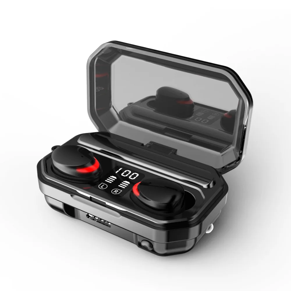 Amazon Лучшие TWS IPX7 bluetooth водонепроницаемые беспроводные наушники M15 Спортивная игровая
