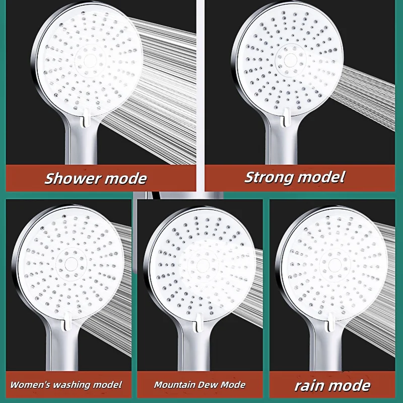 Bathroom Custom Plastic Mold High-Pressure Rainy Wall-Mounted Shower Injection Mold Cool Runner Hot Runner PLASTIC PARTS