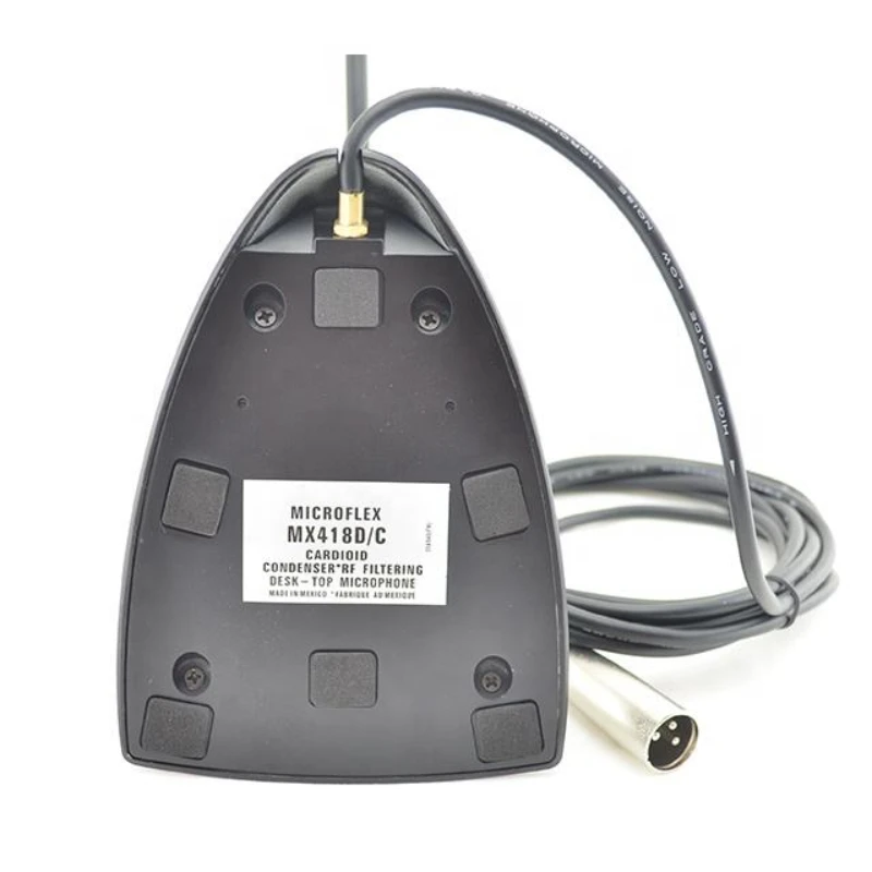 MX418 Wired Cardioid Desktop Microphones Miniature Electret Condenser Gooseneck Conference Microphone for Speech