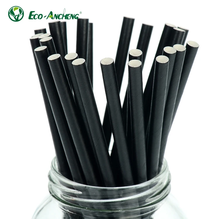 Biodegradable Disposable 6mm,8mm,10mm,12mm Paper Straws for Wedding Christmas Party