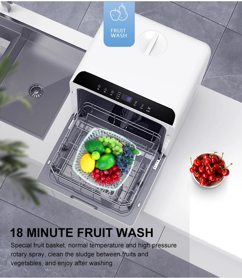 Kitchen Appliance Clean Washing Dish Machine Mini Countertop Home Dishwashers Tabletop Dishwasher Portable Washer for Home