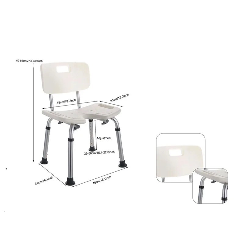 High quality large  shower chair extra wide shower chair for elderly