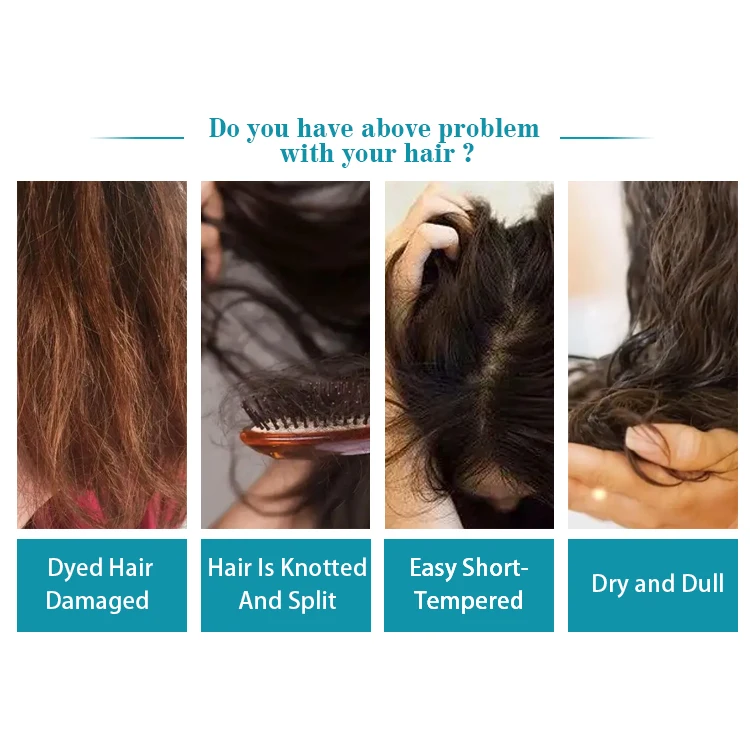 Lonstin Private label herbal moisturizing hair treatment protein brazilian biotin collagen keratin shampoo