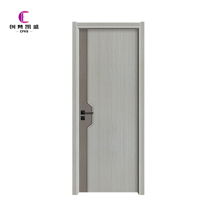Customize Size Beveled Wood Exquisite Design for You PVC Glass Waterproof Steel Living Room Wooden Door Sliding Glass