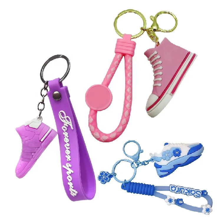 Manufacturer Custom Logo Key Chains 2D 3D Pvc Keychains Promotional Business Gift Personalized Key Chain Soft Rubber Keychain