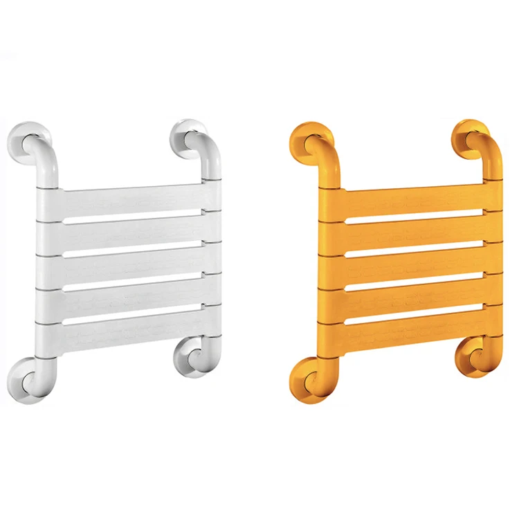 Bathroom yellow or white nylon plastic ABS shower toilet chair for disabled