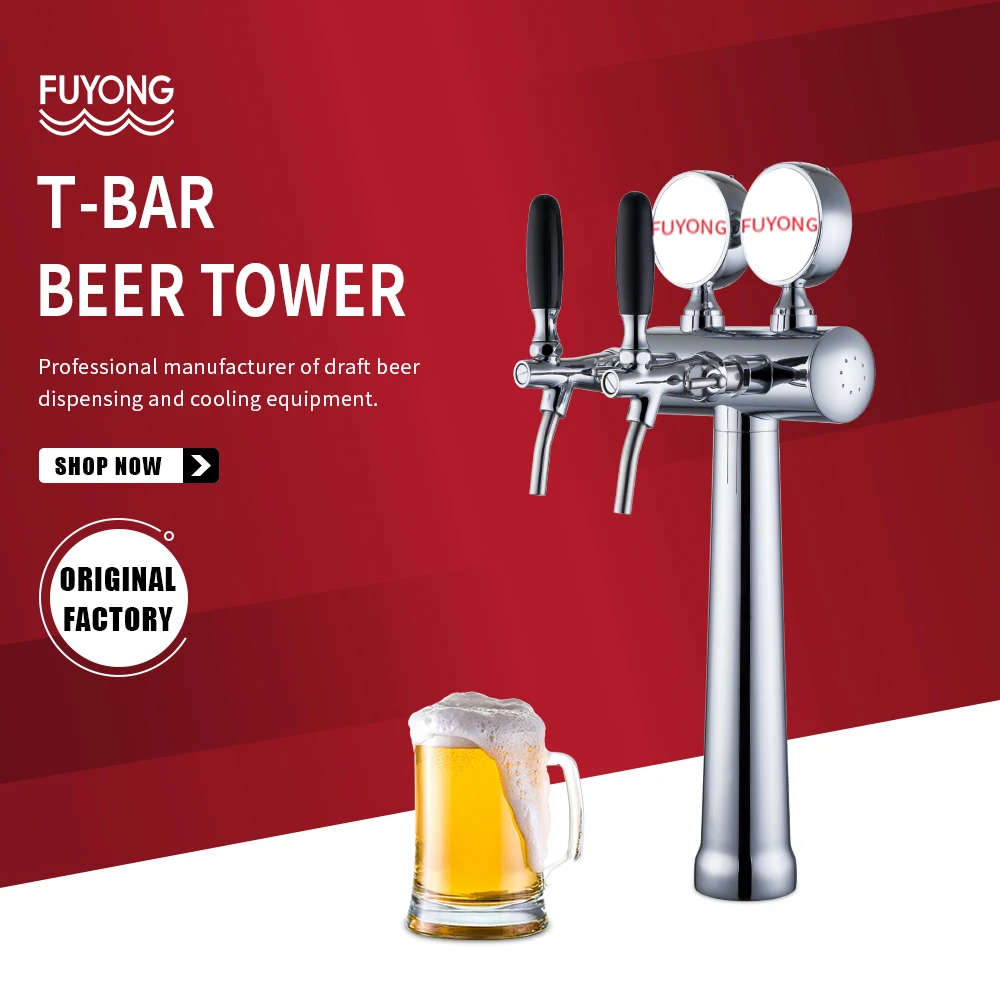 Commercial Draft Beer Tower Equipment 3 Tap Beer Tower Dispenser Hot Selling Beer Tower