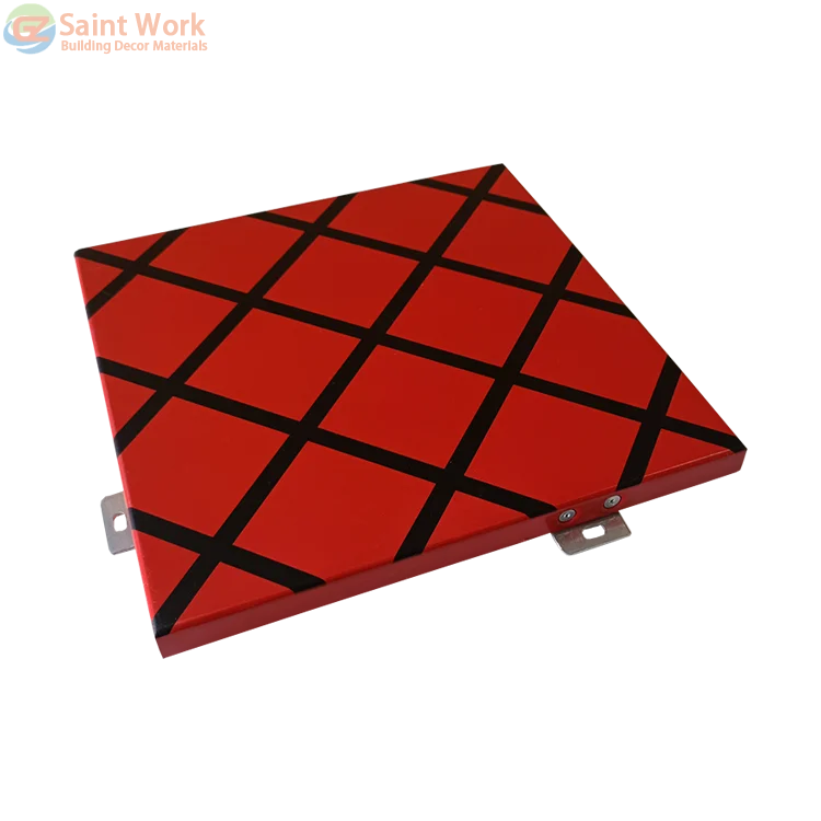 Factory Price Metal Solid Veneer PVDF Coating Aluminium Curtain Wall Cladding Panel for Office Buildings Wall