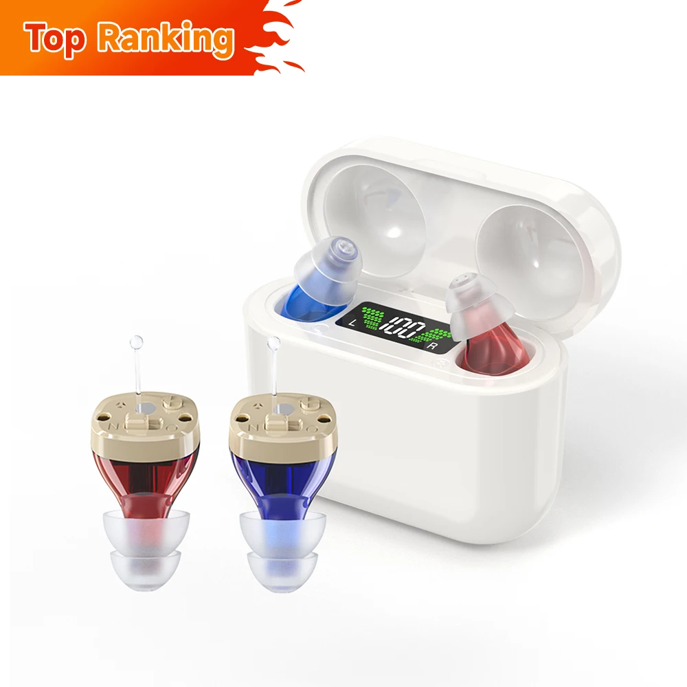 invisible hearing aid mini rechargeable hearing aid device audifonos para sordos OTC Ear & Hearing Products