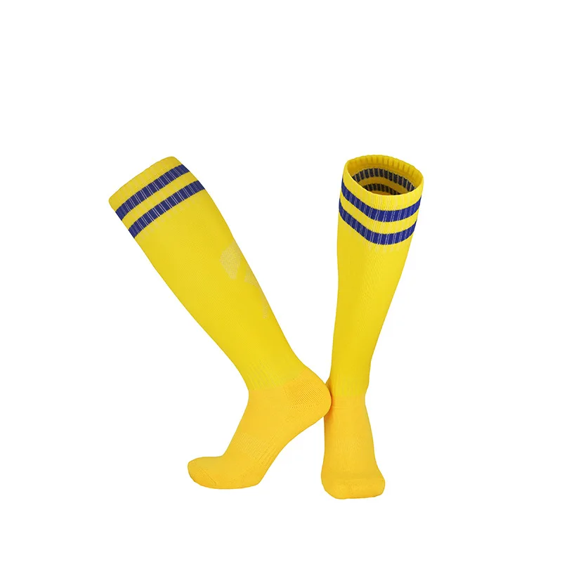 soccer athletic performance supplier custom design knee high terry embroidered men sports football sock