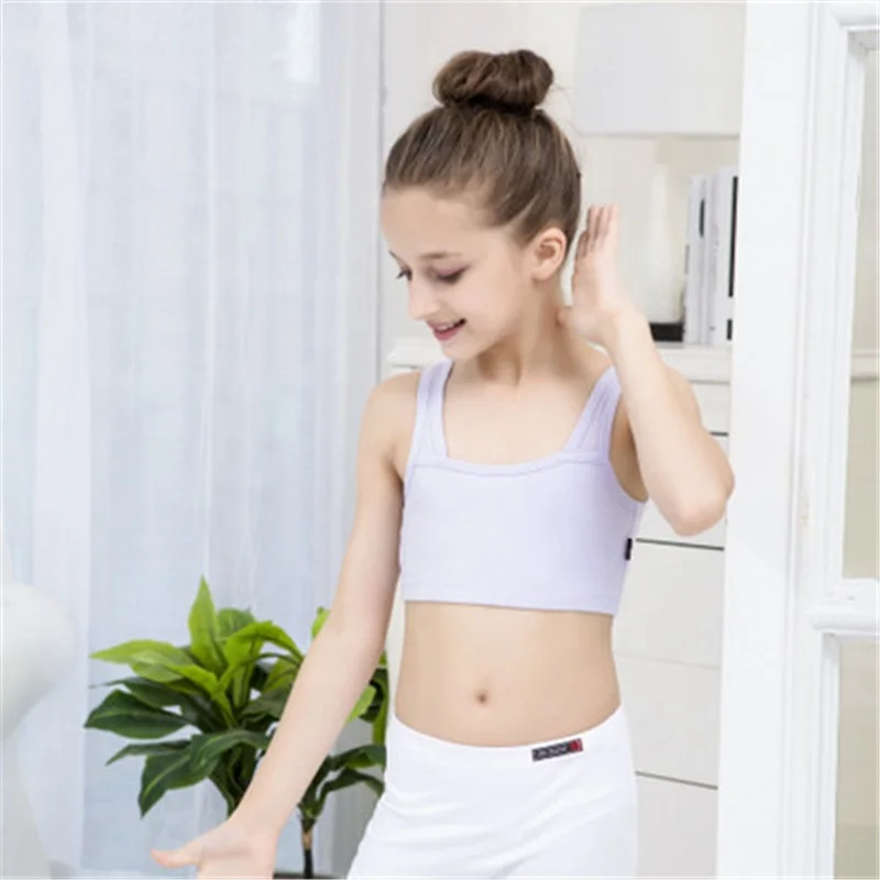 Летняя майка для девочек, хлопковый жилет, детское нижнее белье, цветная Детская кофта, Школьное нижнее белье, майка для подростков