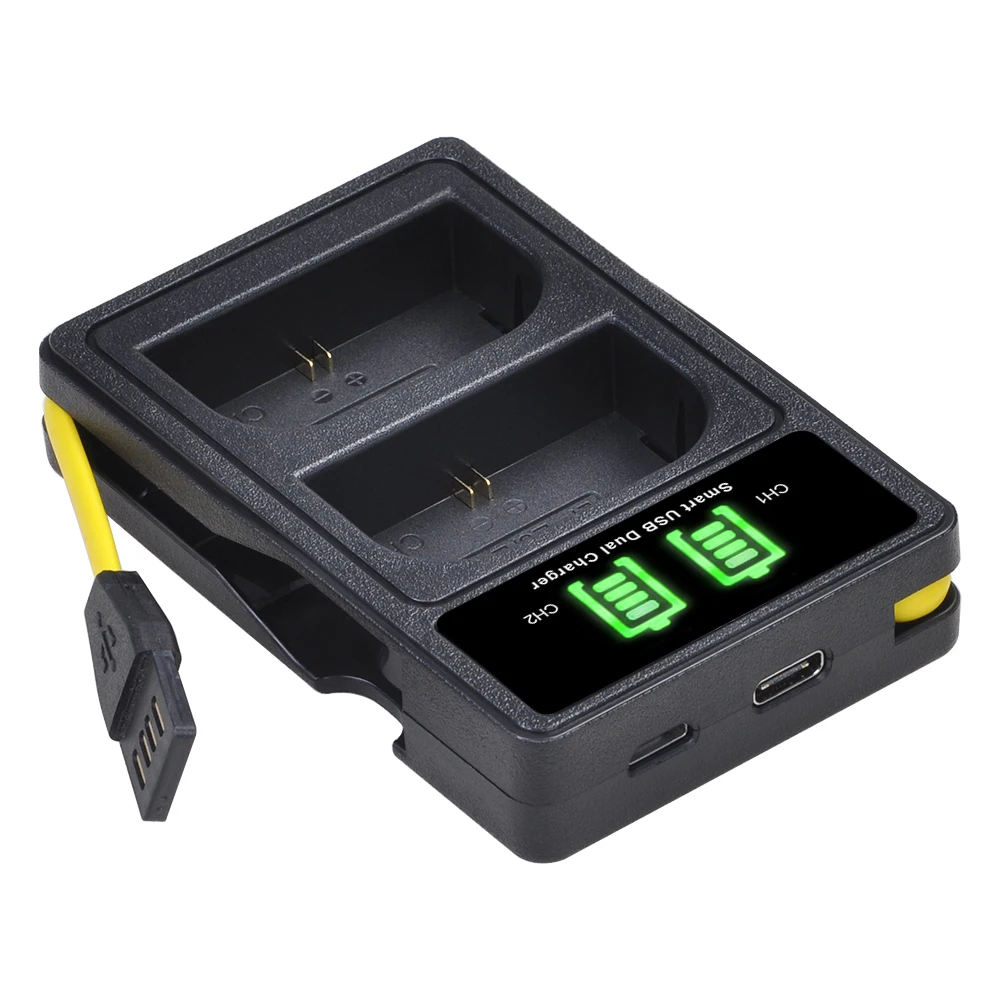LP-E6 LP-E6N LP E6   LCD USB Dual  battery Charger TyPe C for Canon EOS 6D 7D 5D Mark II III IV 5D 60D 60Da 70D 80D 5DS 5DSR