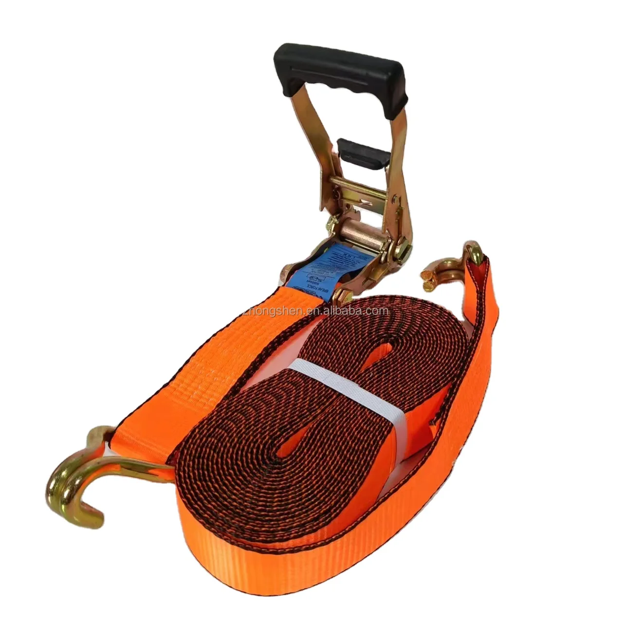 Good price 50 mm Ergo ratchet Straps Tie Down Lashing Strap  truck safety belt  5 ton tie down strap