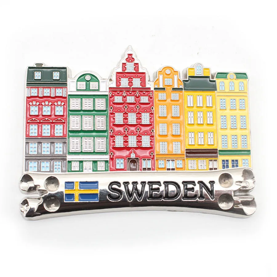 Souvenir Finland Stockholm Sweden Denmark Norway Fridge Magnet