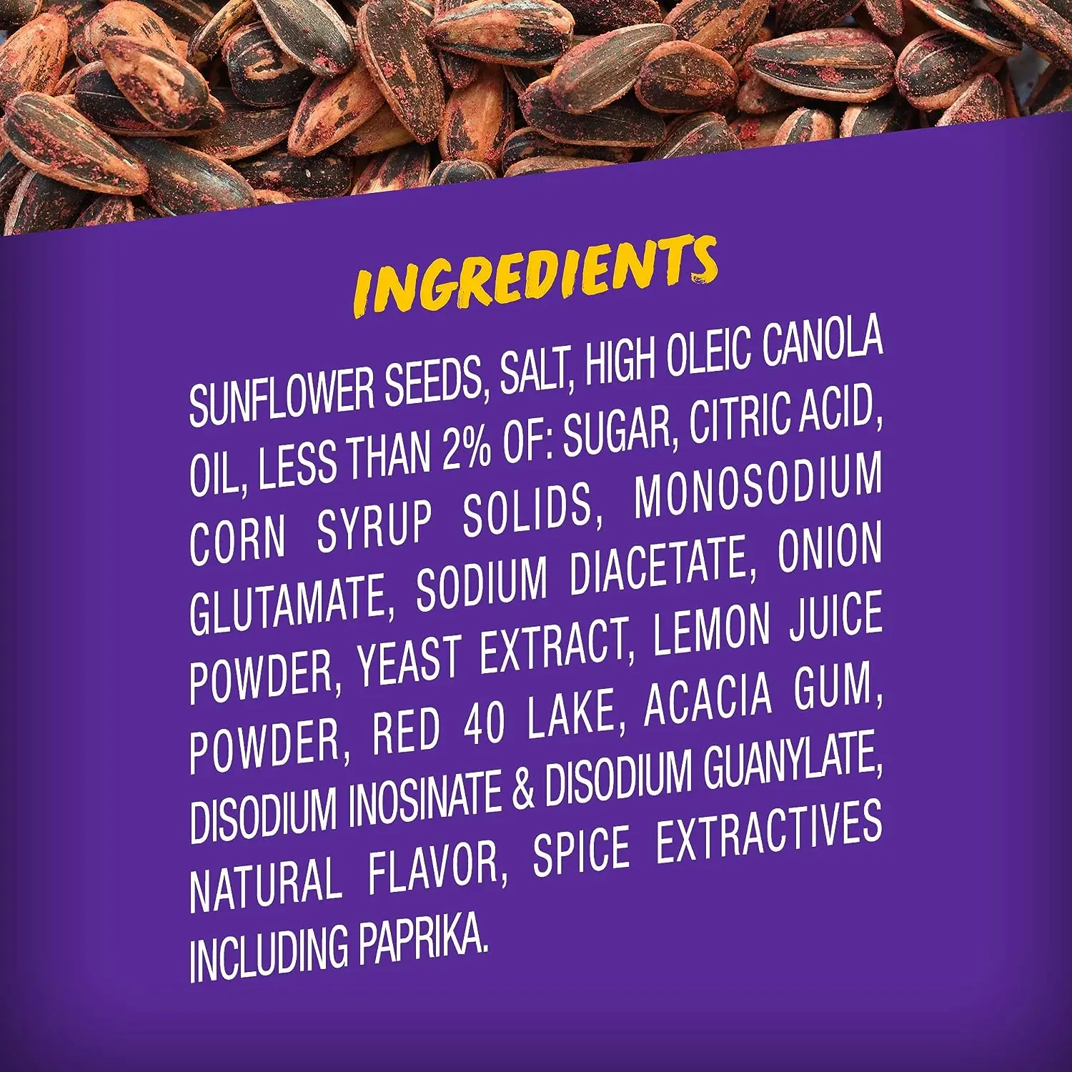 BIGS Takis Fuego Sunflower Seeds Hot Chili Lime Flavor Keto Friendly Snack 5.35 oz. (Pack of 8)