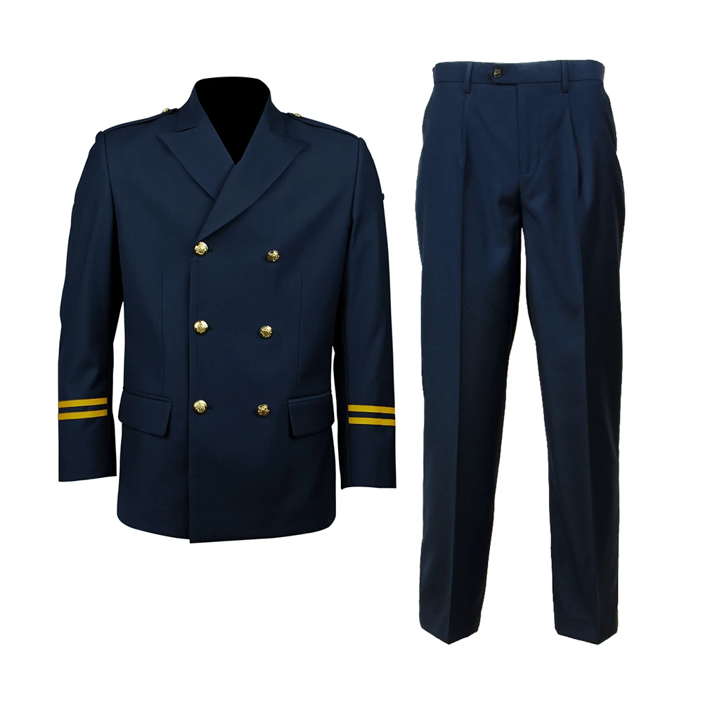 Factory Direct Supply Best Selling Quality Assurance Worldwide Airline Uniforms for Mens Pilot Suits