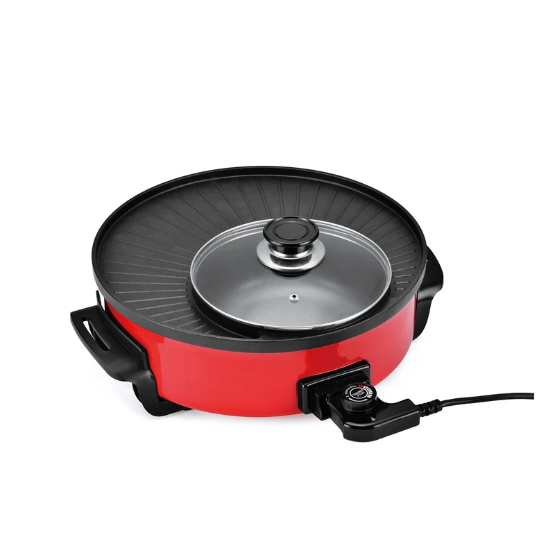 dia 41cm Easily Cleaned electric hot pot electric bbq hot pot grill hot pot bbq grill
